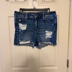 American Eagle Outfitters Women's Distressed Jean Shorts